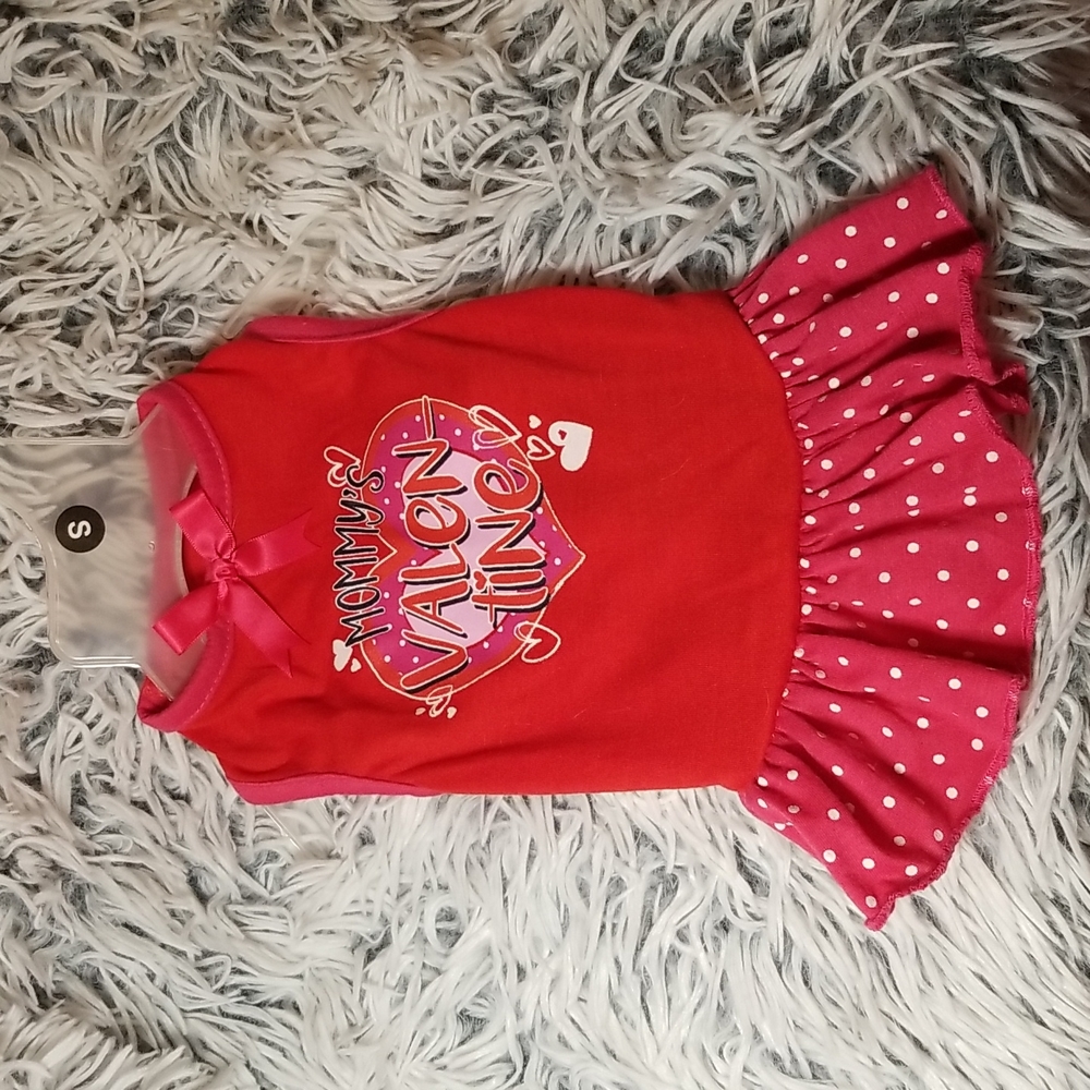 Small Valentine's Day Dog Dress